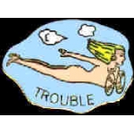 TROUBLE NOSE ART DX PIN
